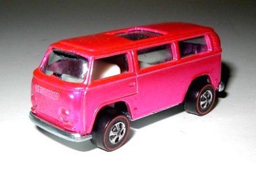 pink hot wheels van