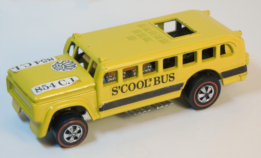 1970 hot wheels school bus